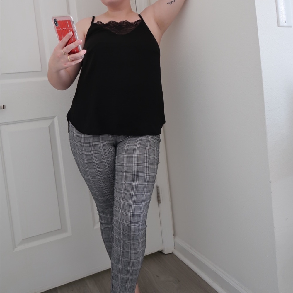 Classy black tank top